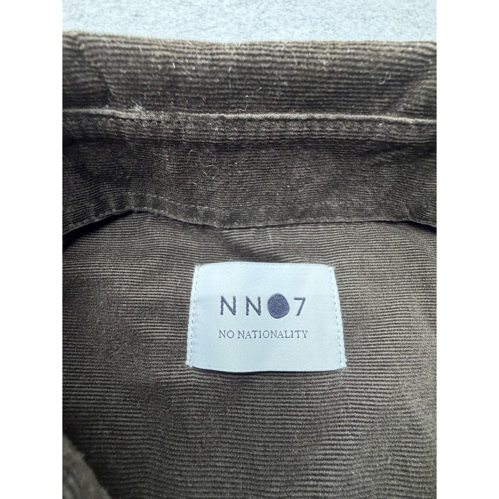 NN07 Shirt Mens Large Brown Corduroy Long Sleeve Button Down Casual Fall - Picture 3 of 9